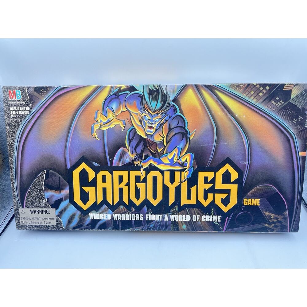 Disney Gargoyles Winged Warriors Board Game MB 1995